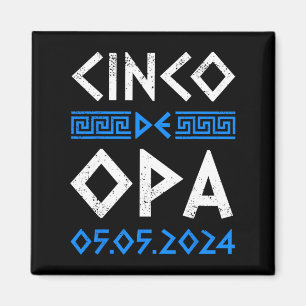 Cinco De Opa Lustiges Cinco De Mayo Orthodox Griec Magnet