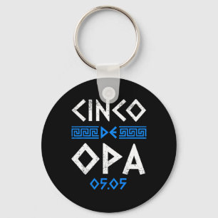 Cinco De Opa Lustiges Cinco De Mayo Orthodox Griec Schlüsselanhänger