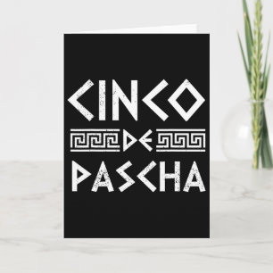 Cinco De Pascha Griechenland Flagge Lustiges Griec Karte