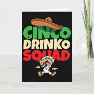 Cinco Drinko Squad Trinkparty Fiesta Lustig Cin Karte
