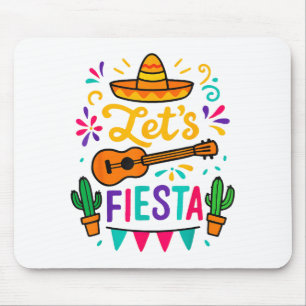 Cinco Mayo Lass uns Fiesta Kleinkind Mädchen Junge Mousepad