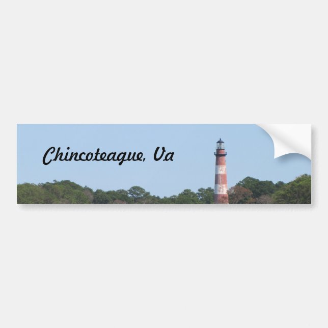 Cincoteague Leuchtturm-Autoaufkleber Autoaufkleber (Vorne)