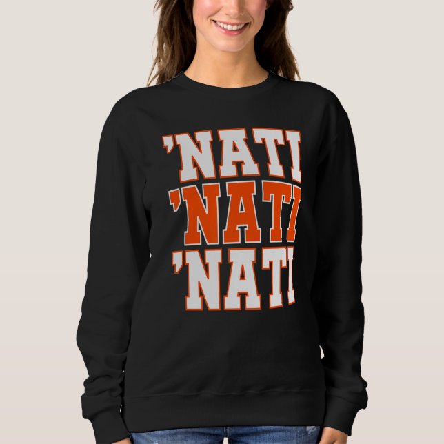Cincy Nati Cincinnati Oh Matching Family Couple Tr Sweatshirt (Vorderseite)
