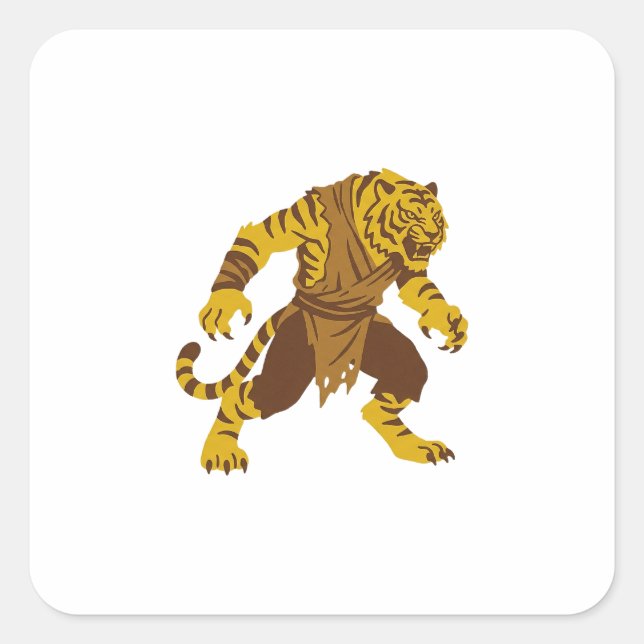 Cindaku Quadratischer Aufkleber (Vorderseite)