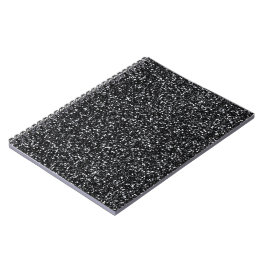 Cinder Black Glitzer Notizblock