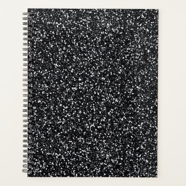 Cinder Black Glitzer Planer (Vorderseite)