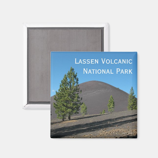 Cinder Cone, Lassen Volcanic National Park, CA Magnet (Vorderseite/Rückseite)