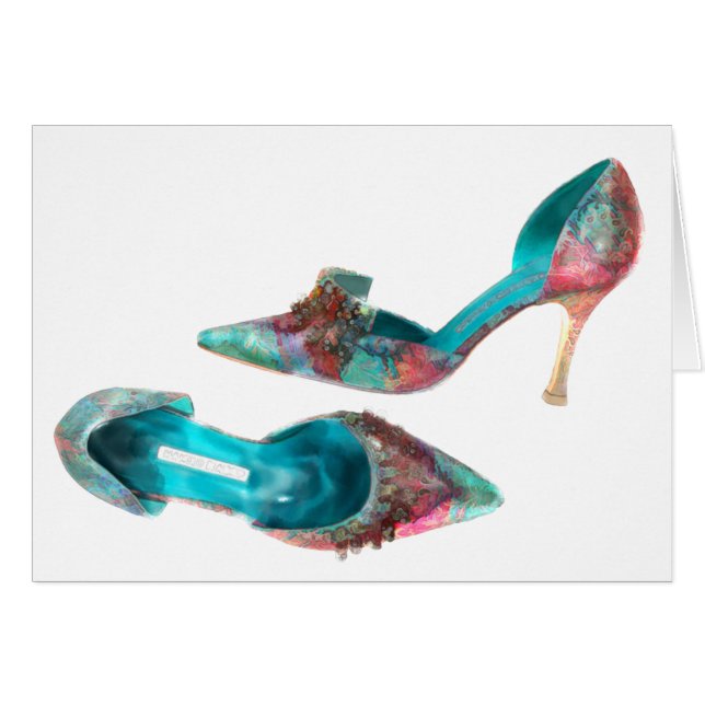 Cinderella Beaded Brocade Pumps (Vorderseite (Horizontal))