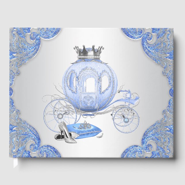 Cinderella Birthday Party Gästebuch (Vorderseite)