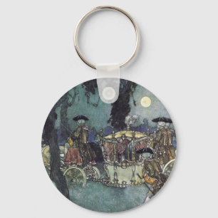 Cinderella Coach by Edmund Dulac Keychain Schlüsselanhänger