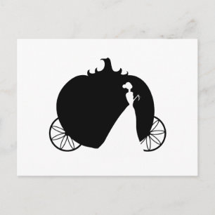 Cinderella Coach Postkarte