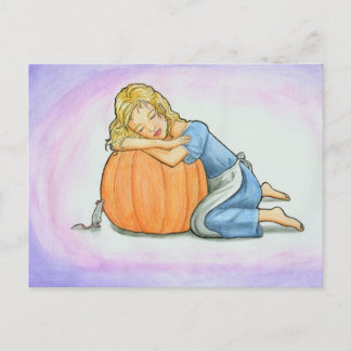Cinderella Dreaming Postcard Postkarte