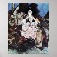 Cinderella Fairy Godmutter von Edmund Dulac Poster