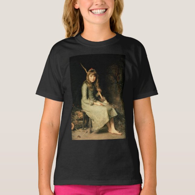 Cinderella Fairy Tale (von John Everett Millais) T-Shirt (Vorderseite)