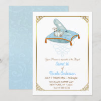 Cinderella Glass Slipper Elegant Sweet 16 Party