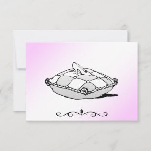 Cinderella Glass Slipper RSVP Cards Karte