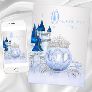 Cinderella Princess Birthday Einladung