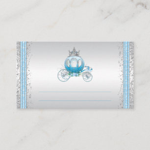 Cinderella Princess Carriage Table Cards Visitenkarte