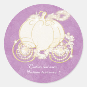 Cinderella Princess Lila Gold Carriage Sticker