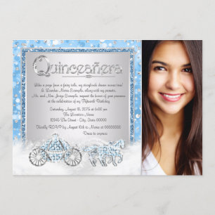 Cinderella Prinzessin Quinceanera Einladung