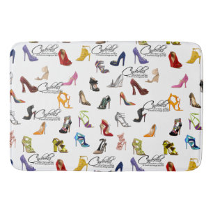 Cinderella Quote Schuhe Heelse Pumps Badematte
