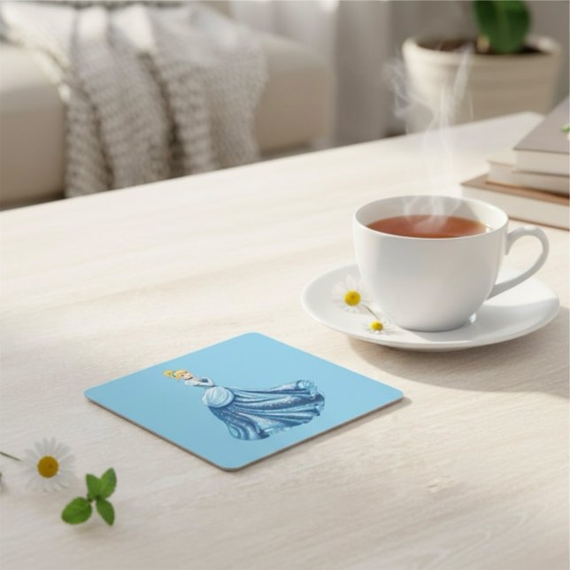 Cinderella Rechteckiger Pappuntersetzer (Von Creator hochgeladen)