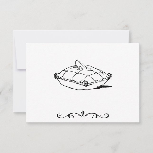 Cinderella Slipper RSVP Cards (Vorderseite)