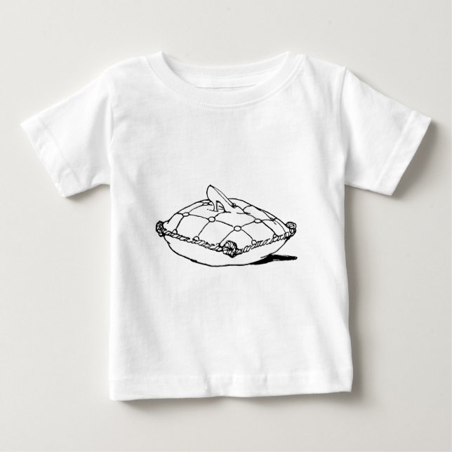 Cinderella Slipper Vintage Märchengeschichte Baby T-shirt (Vorderseite)