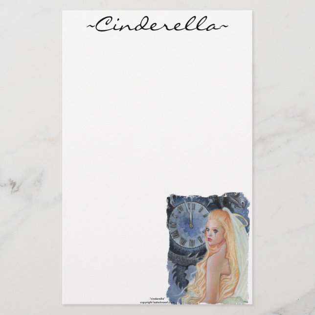 Cinderella Stationery Briefpapier (Vorderseite)