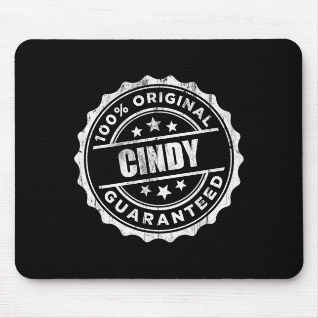 Cindy 100 % Original D  Mousepad (Vorne)