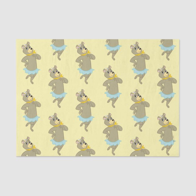 Cindy Bear Playful Pose Seidenpapier (Vorderseite)