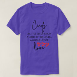 Cindy Colorful Liebe T-Shirt