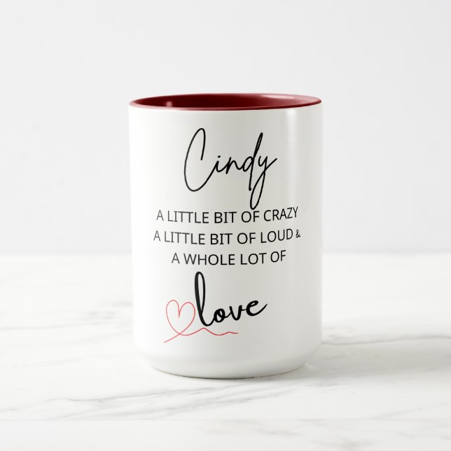 Cindy Colorful Liebe Tasse (Zentrum)