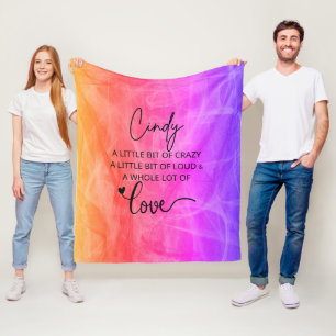 Cindy Liebe Fleecedecke