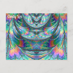 CINDY LOU ~ Oozing Pastors ~ 3D-Fraktal Design ~ Postkarte