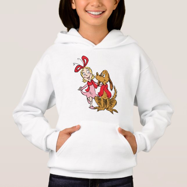 Cindy Lou Who and Max the Dog Hoodie (Vorderseite)