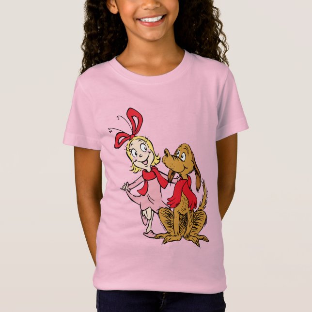 Cindy Lou Who and Max the Dog T-Shirt (Vorderseite)