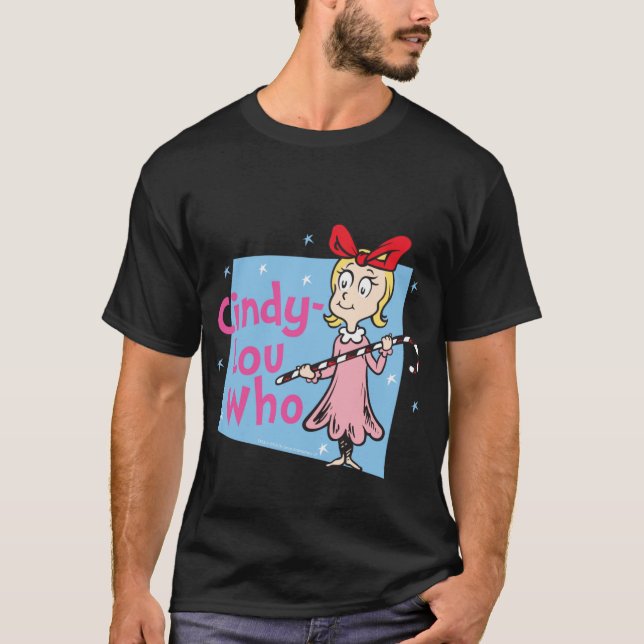 Cindy Lou Who Candy Cane T Shirt  (Vorderseite)