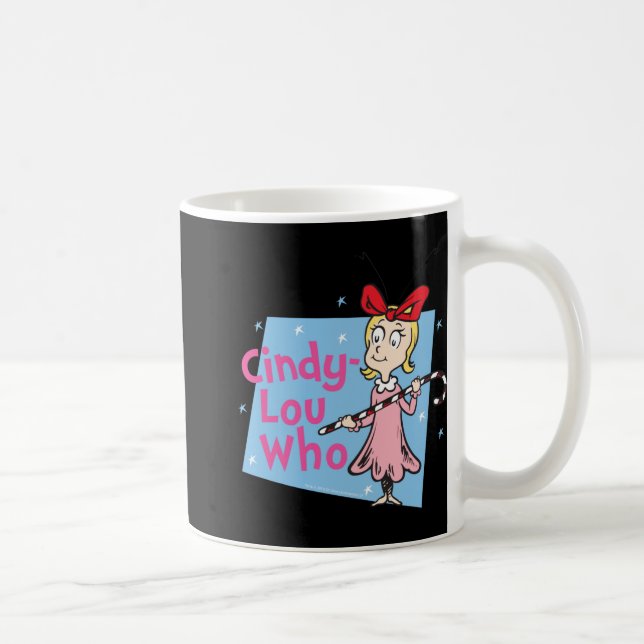 Cindy Lou Who Candy Cane T Shirt  Kaffeetasse (Rechts)