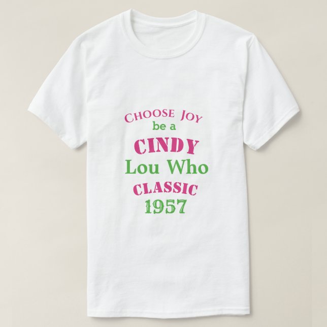 Cindy Lou Who Classic PG2 T - Shirt (Design vorne)