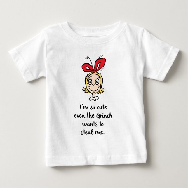 Cindy-Lou Who | Ich bin so Niedlich Baby T-shirt (Vorderseite)