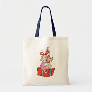 Cindy Lou Who und Max auf einem Geschenk Tragetasche