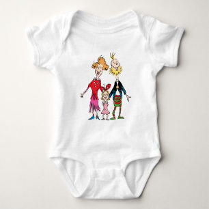 Cindy Lou Whos Familienporträt Baby Strampler