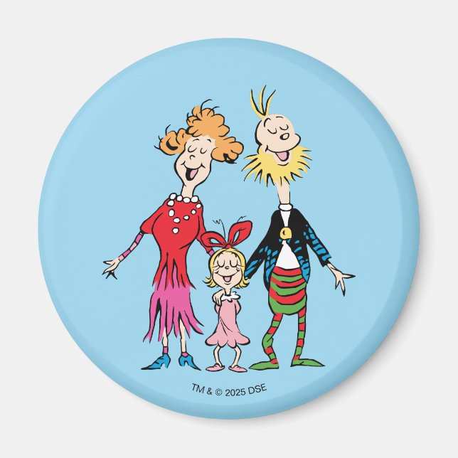 Cindy Lou Who's Family Portrait Magnet (Vorne)