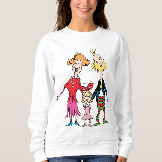 Cindy Lou Who's Family Portrait Sweatshirt (Vorderseite)