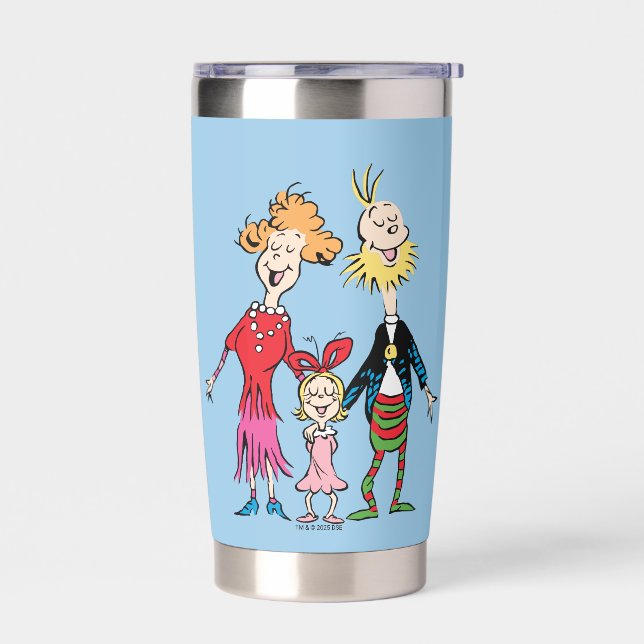 Cindy Lou Who's Family Portrait Thermobecher (Links)