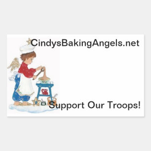Cindy's Baking Angels Goodie Box Stickers! Rechteckiger Aufkleber