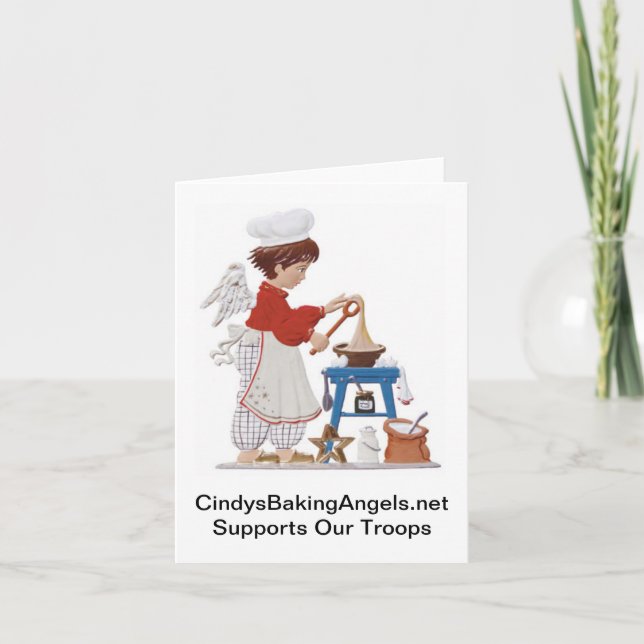 Cindy's Baking Angels Note Card Karte (Vorderseite)