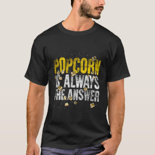 Cinema Food Lover Movie Night Geschenk Idee Popcor T-Shirt