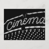 Cinema Marquee Postcard